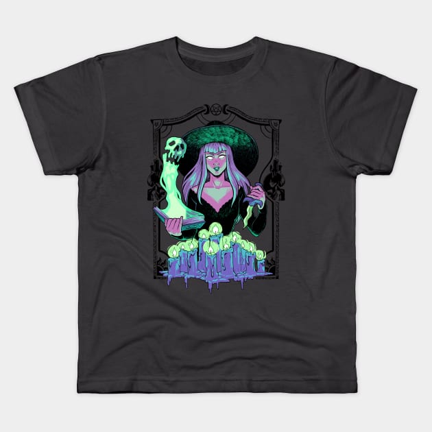 Don't mess with witches Kids T-Shirt by Merdet